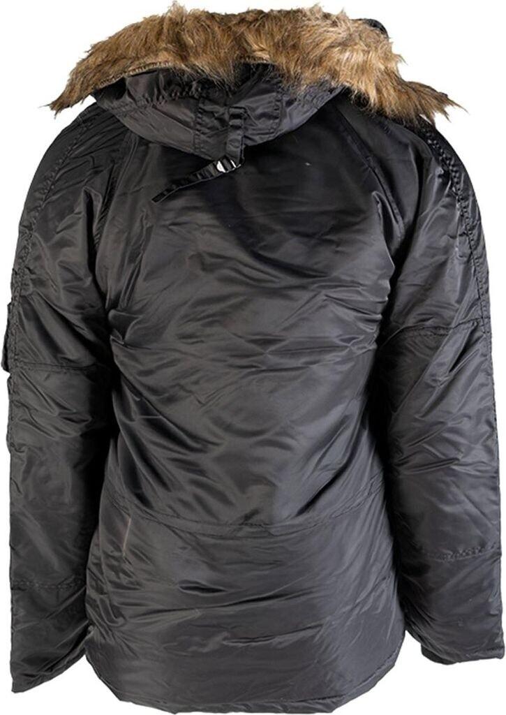 Winter Jacket Mil Tec N-3B BASIC Pilot Jacket Long Black