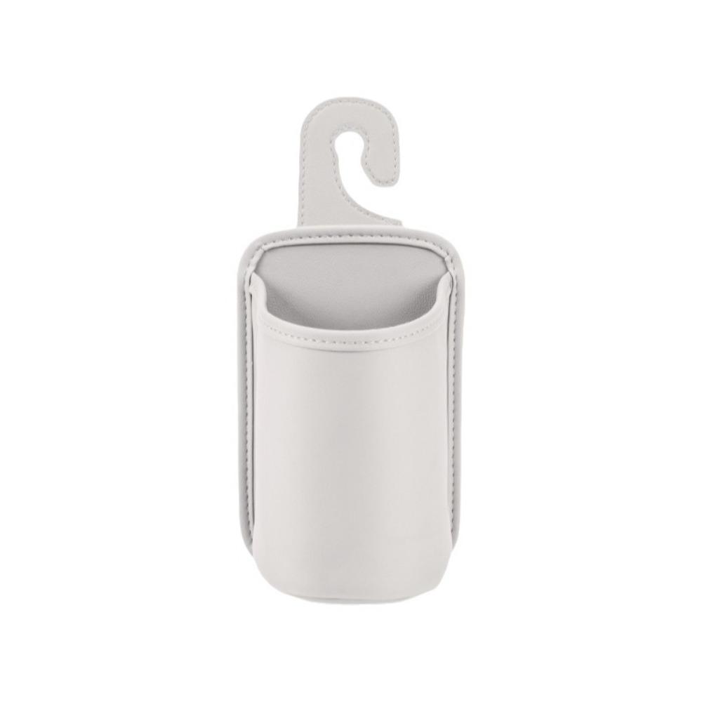 With Hook Hanging Drink Holder PU Leather Backseat Organizer Seat Back Storage Rack  Auto Interior