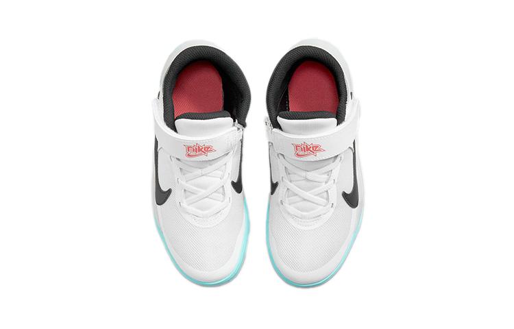 Nike Team Hustle D 10 Flyease Slip Resistant Cushioning Abrasion Resistant Breathable Low Top Basketball Shoes DD7302-102