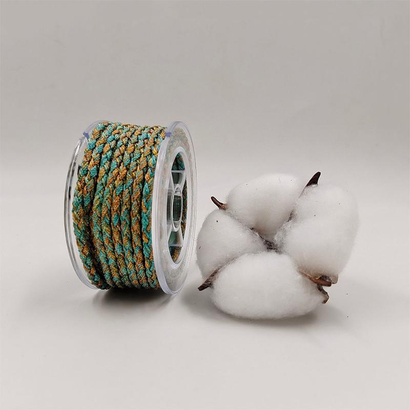 

4 метра длиной 3,5 мм цветной шнур-веревка для китайского узла, макраме, для браслета шамбала, изготовления ювелирных изделий