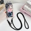 For VIVO V21E V25 E V30E V29 V40 SE Lite Vivo X100 S Ultra X200 Pro MINI Crossbody Strap Cartoon Cat Girl Phone Case Ears Cute