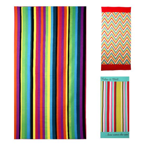 Beach Towel Eco-friendly Wear Resistant Polyester Quick Dry Fluffy Microfiber Bath Towel
