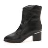 2024 Bestseller Damen Mittelhohe Weiche Leder Mittelhohe Martin Boots - Herbst/Winter Mode