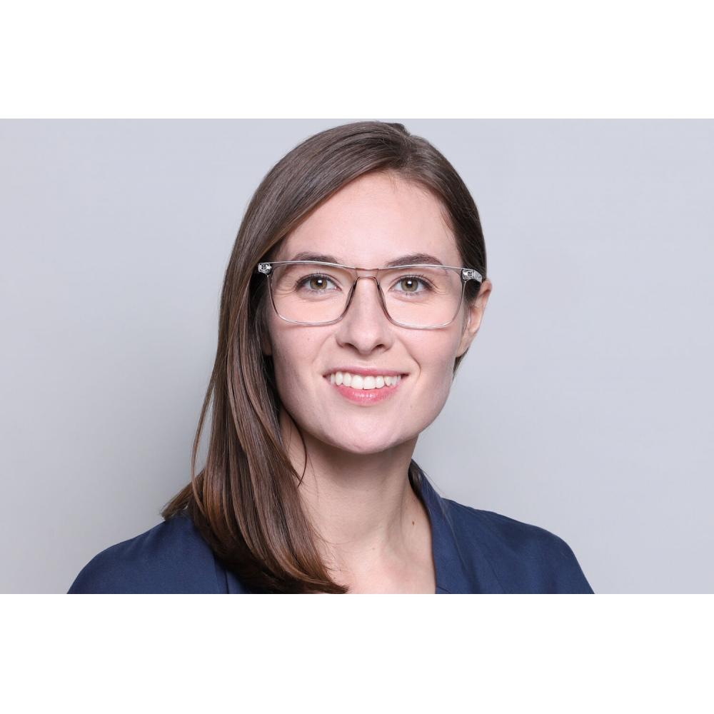 Full Rim Square Transparent Light Grey Smartbuy Collection Deua 218262 C4 Fashion Unisex Eyeglasses