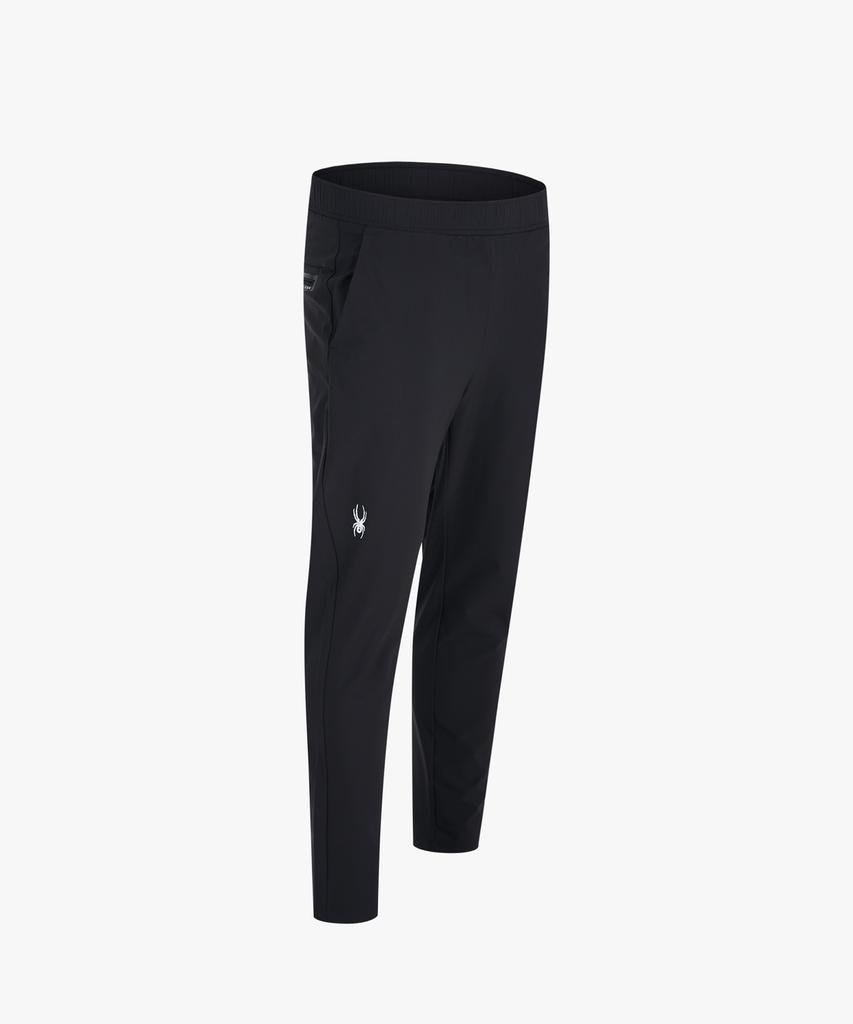 SPYDER Men'S Double Face Straight Fit Training Pants Spkpcnfp202Mblk
