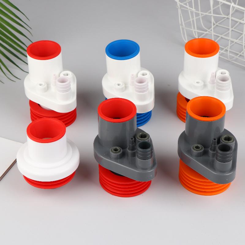 Universal 5 In 1 Sealing Ring Sink Drain Pipe Adapter Anti Odor Multifunctional Kitchen Basin Sewer Branch