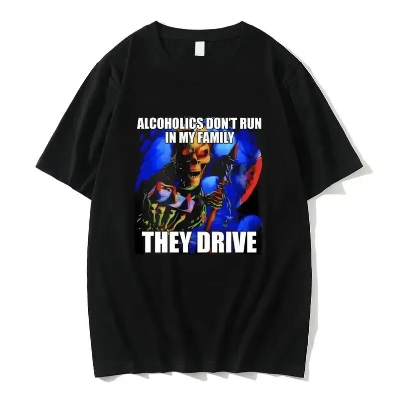 Ich habe Angst, mit Frauen zu reden T-Shirts Harter Skelett Meme Männer Frauen Print T-Shirt Baumwoll-T-Shirt Übergroßes Kurzarm-T-Shirt