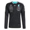 Mercedes - Amg Petronas Formula 1 Team Jersey Authentic Pullover Slim Fit Sports Long Sleeve Quick Dry T-Shirt Men Tops KE5309