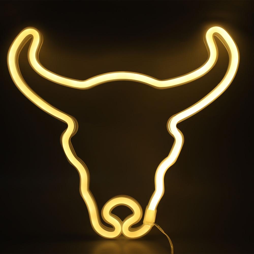 USB or Battery Powered Neon Light Warm Light Neon Night Light Modern Neon Sign  Cafe