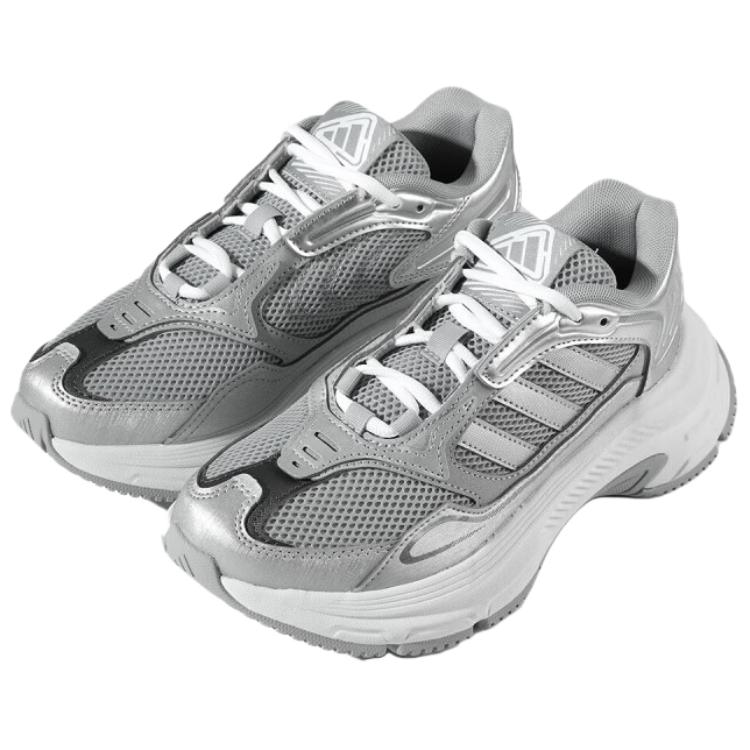 Adidas FC Hybrid Comfortable Versatile Durable Low-Top Dad Shoes Women sneakers Silver Gray HQ7564