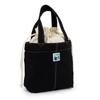 Gaspard and Lisa Tote Bag, Small, Women's, Drawstring Lunch Bag, Mt. Fuji, Lisa and Gaspard Design, Cute, Everyday Use (Black)