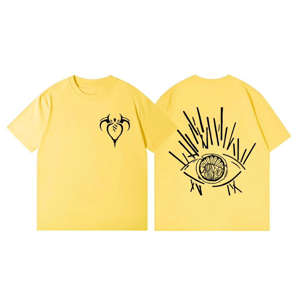Arcane Game Merch Tshirts High Quality Fashion Short Sleeve Tshirt Men Women Clothing Casual Oversized T Shirts Streetwear
