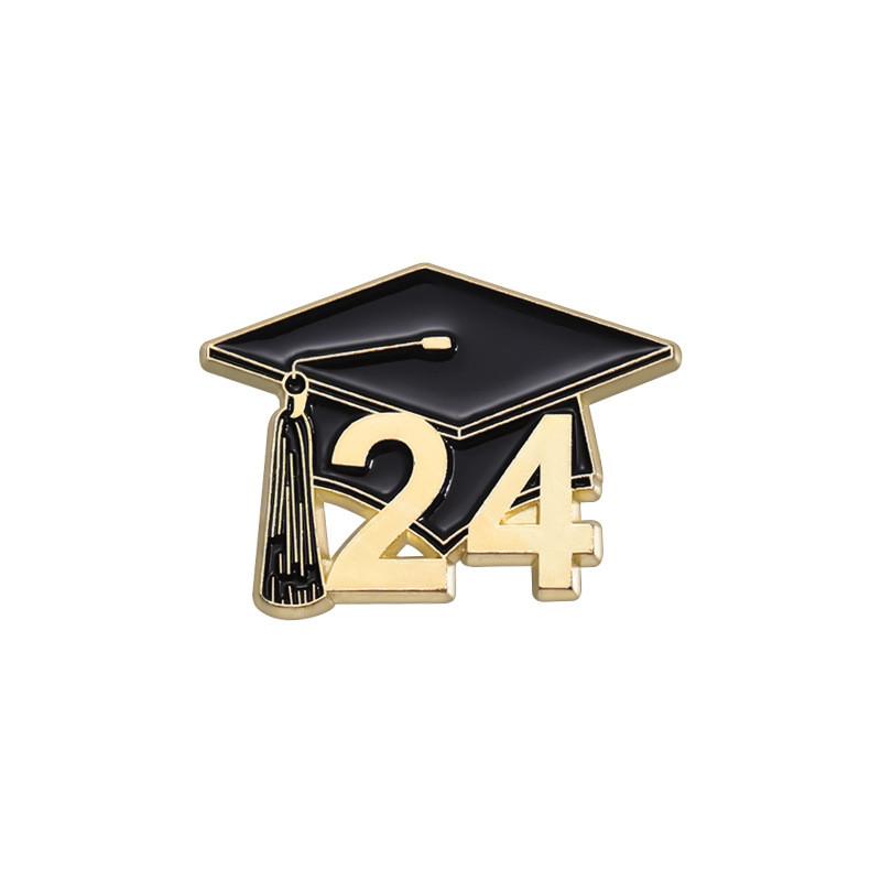 Graduation Brooch Stylish In Alloys With Elegant Flower And Cap Designs Gifts For