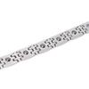 Men Magnetic Bracelet Fashionable Silver Titanium Steel Black Magnet Therapy Bracelets