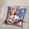 cute J-Johnny Joestar Jojo COOL Pillow Case Anti-dustmite Pillowcase Invisible zipper silky short plush Sofa cushion cover