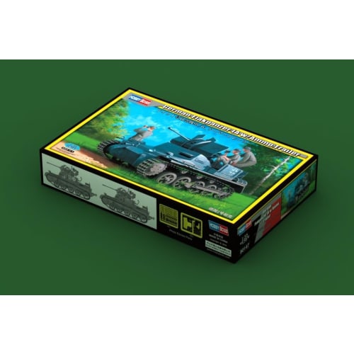 Hobby Boss 1/35 Scale German Flakpanzer I with Armor Trailer Plastic Model Kit 80147