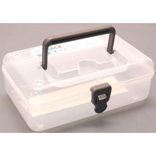 Kokubo Industries Storage Case Stack Box, Clear, 7 x 13 x 20 cm, 3808