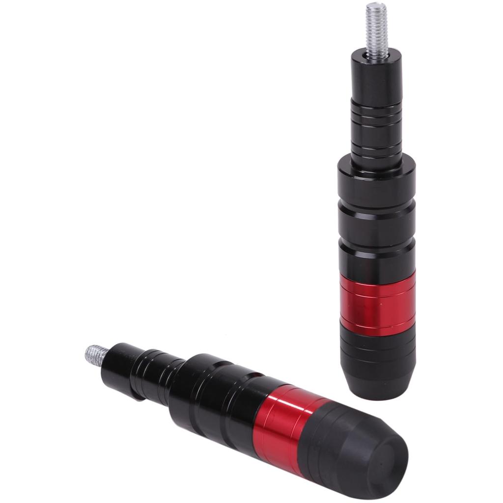 Rubonarie Muffler Guard Engine Guard Muffler Slider Protector M8 2pcs (Red)