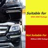 2Pcs Car Exterior Chrome Fog Lights Trim Molding A1668851774 A1668851874 for Mercedes-Benz X166 GL500 GL550 GL63 AMG 2013-2016