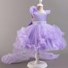 Netz-Tüll-Abendkleid für Mädchen zum Geburtstag