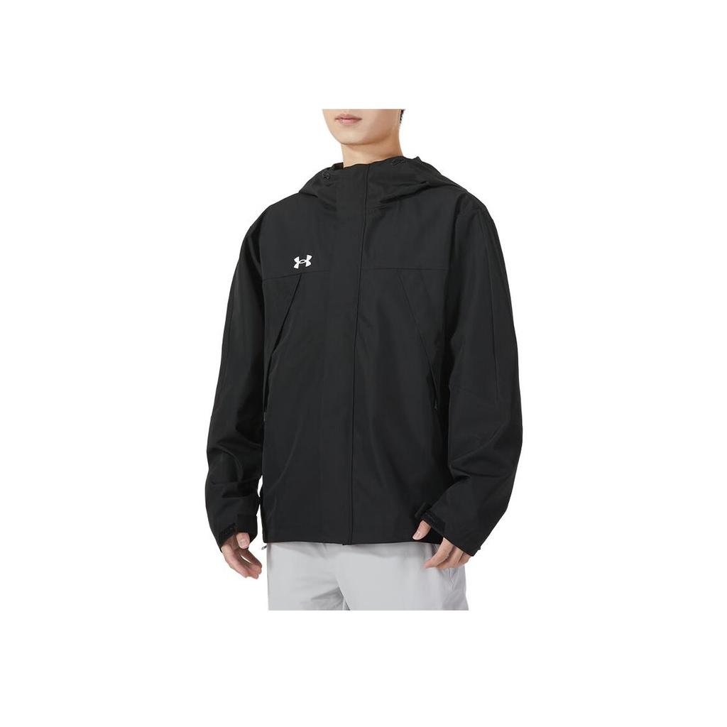 Under Armour Einfarbiges Logo Outdoor-Training Laufen Langarm-Oberteil Bequeme mittelhohe Taille Lange Hose Lässiger Sportanzug 23600401-001+21600705-001