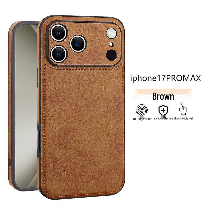 Husă Business din Piele Retro pentru iPhone 17 Pro Max/Air, Acoperire Completă, Anti-Cădere