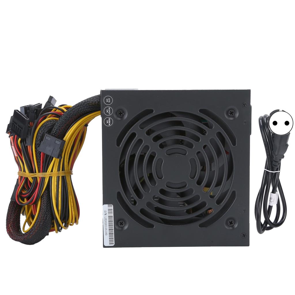 Computer Power Supply Desktop Accessories Mute Fan Manual Adjustable 115 ATX 24‑PIN
