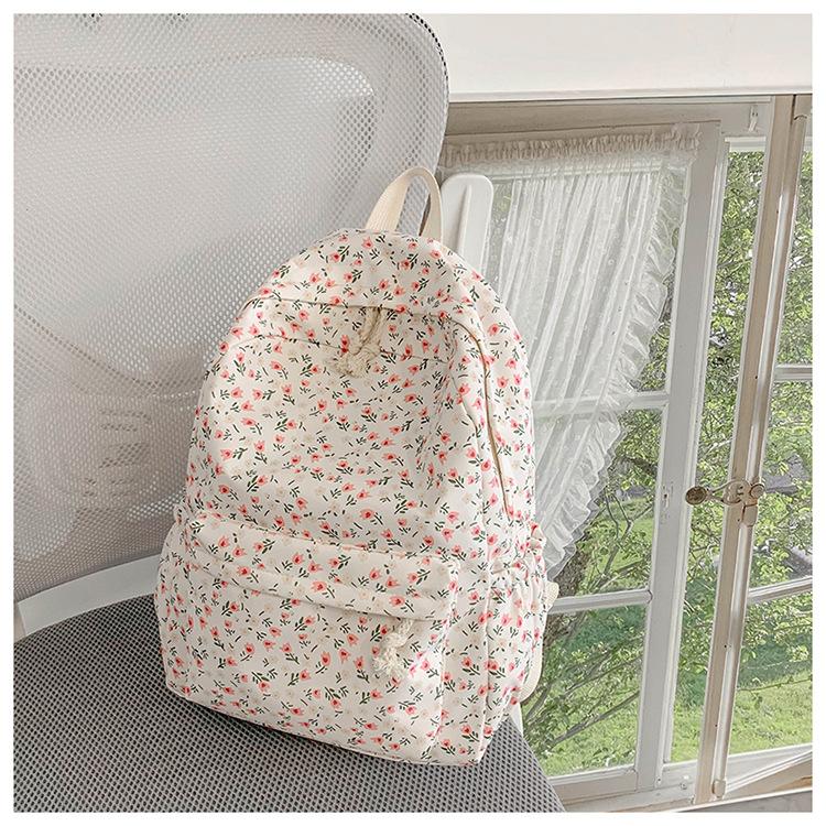 Schoolbag Backpack Women's New Travel Outdoor Leisure Small Backpack College Student Computer Bag Tuition Bag Lightweight Elementary School Bag