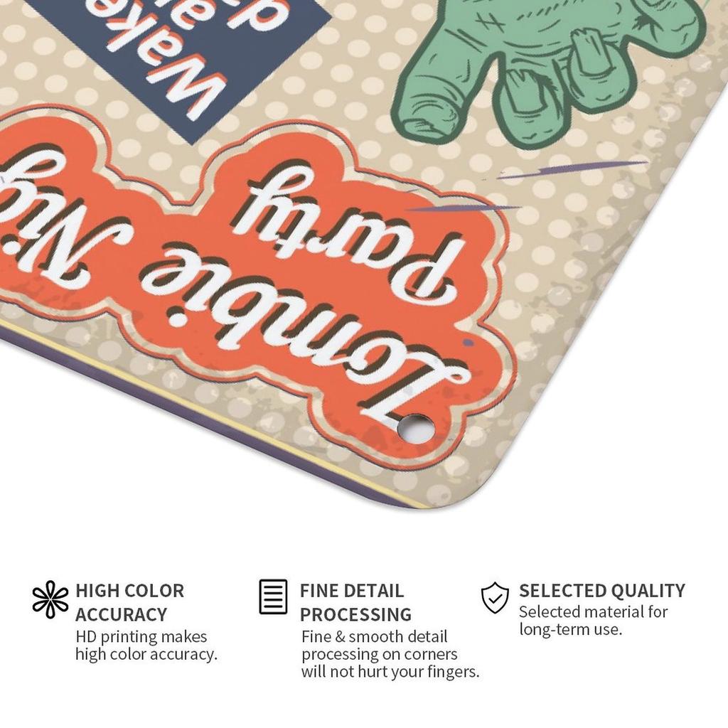 1 Pack Vintage Metal Tin Sign with Rusted Distressed Details for Home Wall Decor, Two Sizes 20x30cm or 30x40cm Available