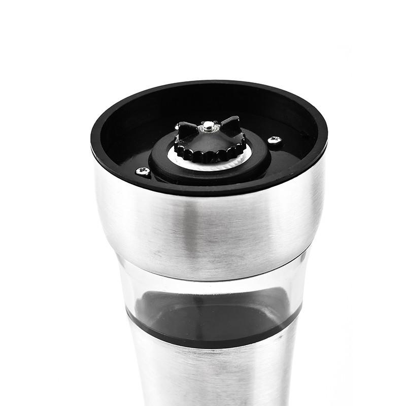 1pc Stainless Steel Manual Pepper Grinder Grinding Ceramic Core Pepper Grinder Multi-purpose Seasoning Pot