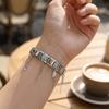 Butterfly Bow Knot Zircon Bracelet Links Stainless Steel Bracelet Links  Bracelet Crafting