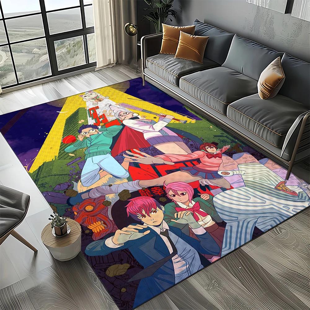 2025 New Style DAN DA DAN Anime Cartoon Carpet Rug for Living Room Bedroom Home Sofa Decoration,Kid Play Non-slip Floor Mat Gift