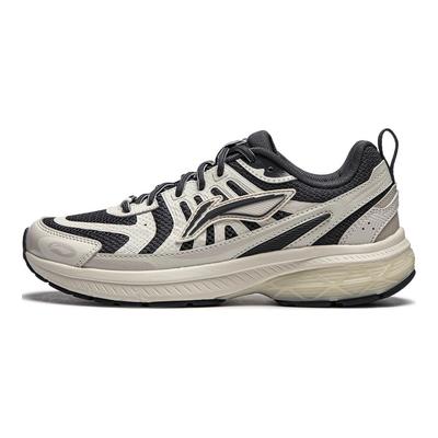 Li Ning Fuyiao 1.0 V3 Jednoduché tlmenie nárazov Nízke bežecké topánky Dámsky sneaker Čierna Šedá ARXU004-4