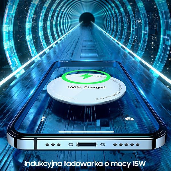 USAMS Land. Inductive Us-Cd160 Magneticw2 15W Aluminum Iphone 12 Series Silver/Silver Cd160Dz01