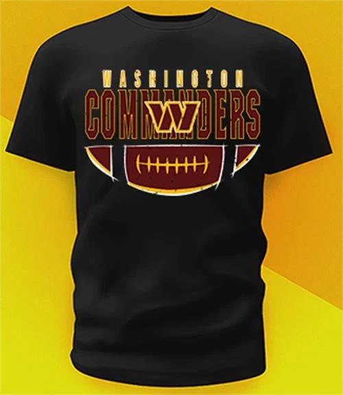 Washington Commanders Ball distressed Shirt Sizes From Youth To Adult 6XL L