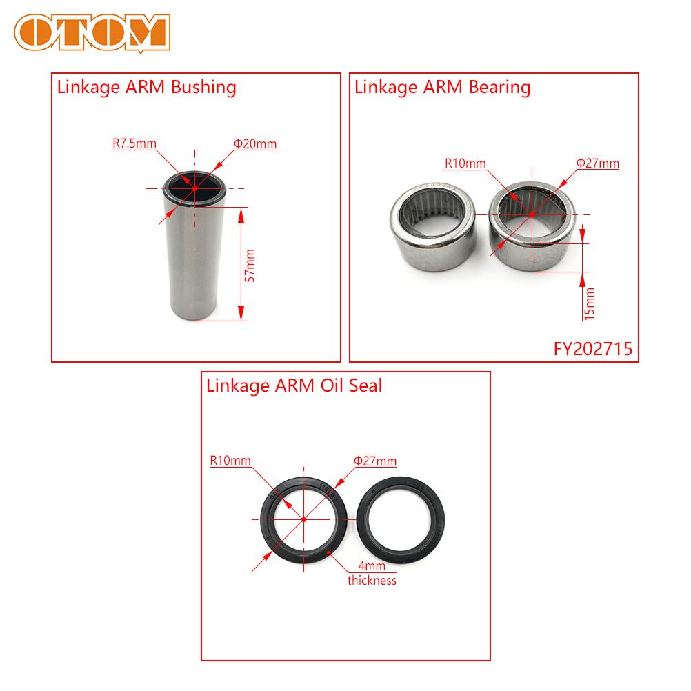 For SUZUKI DRZ400 DRZ400E RM125 RM250 Motorcycle Triangle Lever Linkage ARM Oil Seal Bushing Bearing Shock Maintenance Kit Parts