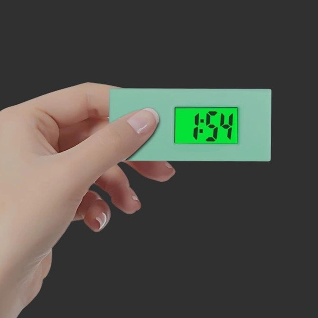 Kompakte Schlüsselanhänger Elektronische Uhr Miniatur Nachtleuchtende Elektronische Uhr Schlüsselanhänger Ideal für Prüfungen Arbeit & Outdoor-Sportarten
