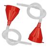 Car Refueling Funnel Detachable Telescopic Extension Long Hose Pipe Engine Gasoline Oil Filling Equipment Tools Auto Accessories