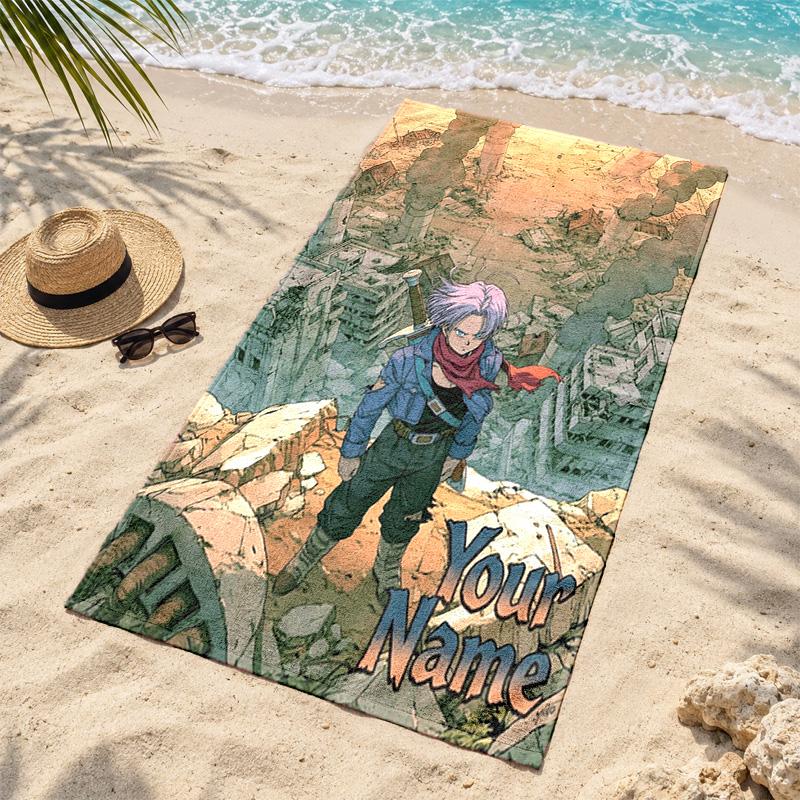 Devil May Cry Custom Name Beach towels also serve as bath towels summer essential a musthave for the outdoors the beach and the pool