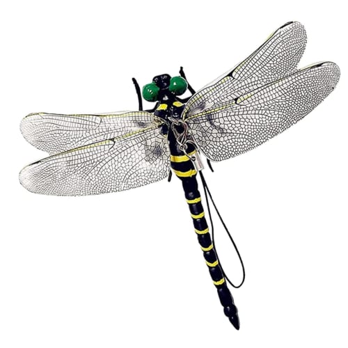 

MAIBED Insect Repellent, Giant Dragonfly 2024, 1/1 Scale, Almost Identical to the Real Thing, 12cm, with Safety Pin, Strap, and Clip. Realistic PVC Dr