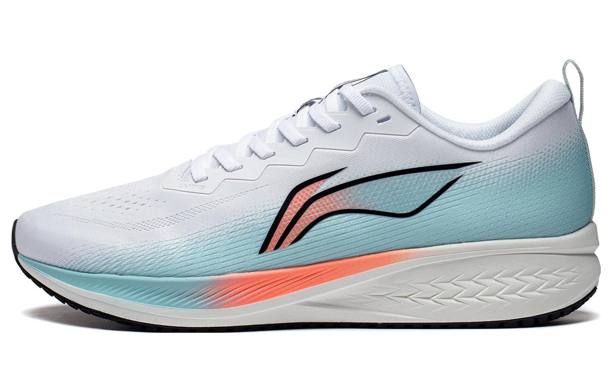 Li Ning Red Hare 6 Нескользящие износостойкие Низкие беговые кроссовки Мужские Белый Синий ARMT015-5 45