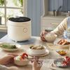 Bjørn 1,6L Smart Mini Riskoker: Rask matlaging, Dampet ris, Multifunksjonell for 1-2 personer