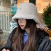 Hat Elegant Bear For Women Winter Lamb Wool Insulated Cap Fisherman