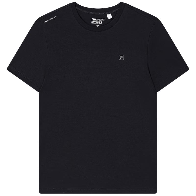 FILA Men s Basic Casual Knitted Short Sleeve T-Shirt M