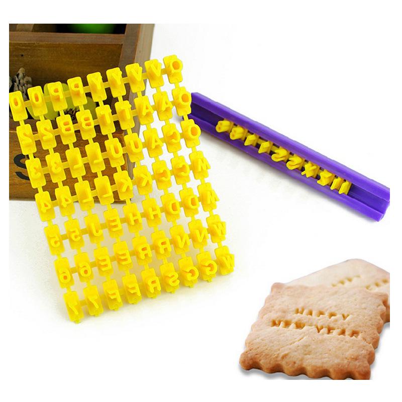 Letter & Number Cookie Stamp Molds – Letterpress Cake Tools