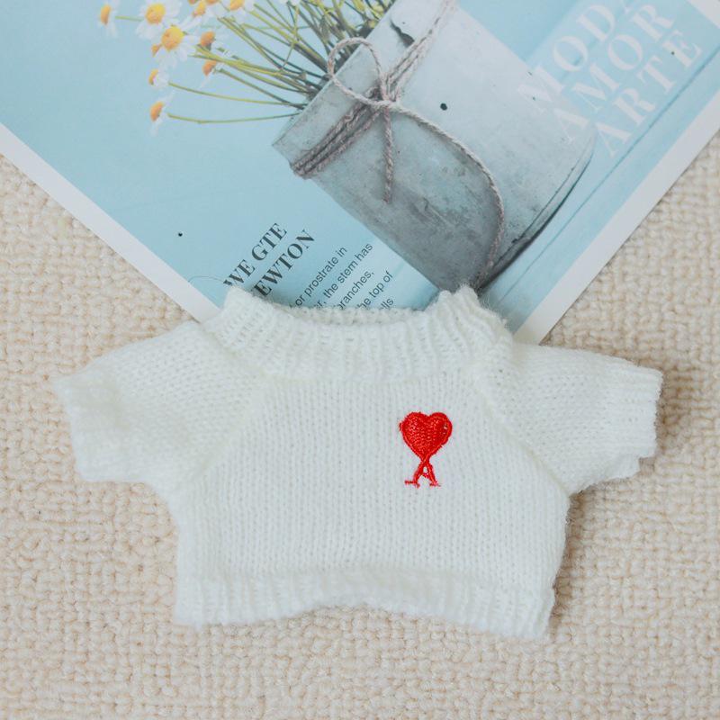 20cm Cotton Doll Accessories: Plush Dog Sweater, Scarf, Hat Set