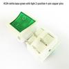 KCD4 Rocker Switch: 4/6 Pins, 2/3 Positions, Illuminated, 25x31mm, 16A 250V Power Button