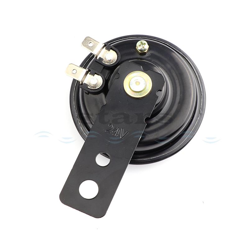 Universal 12 24 36 48 60V Motorcycle Electric Horn Kit Signal Speaker Waterproof Round Loud Horn For Scooter Moped Dirt Bike ATV