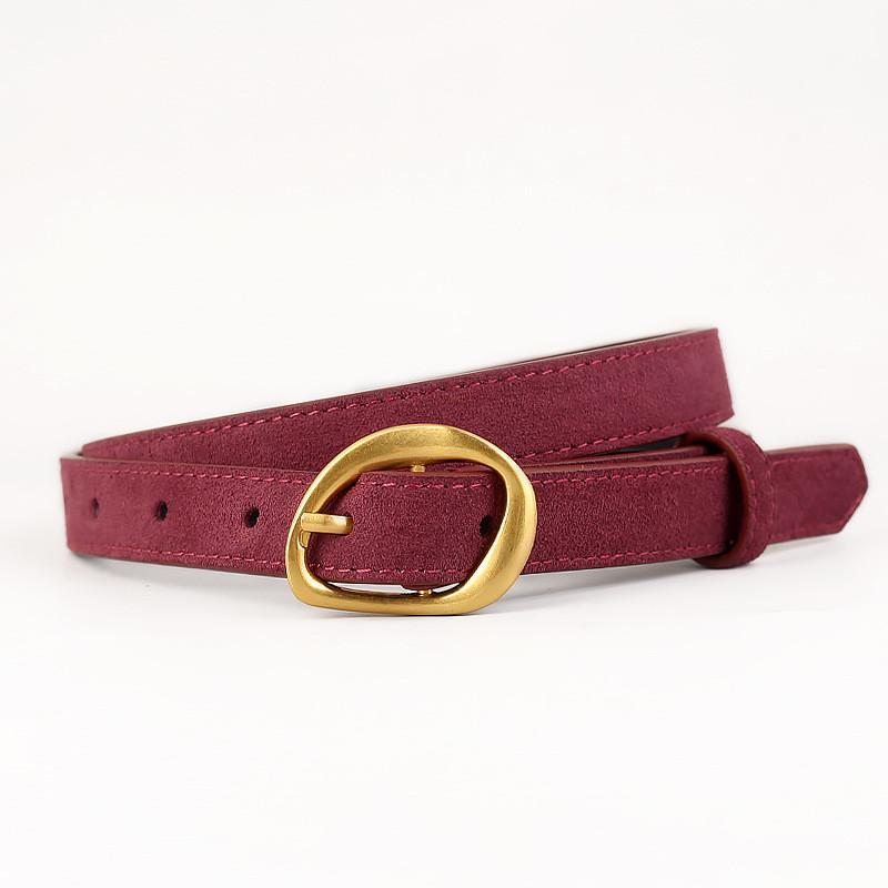 

Classic Leather Belt For Women With Twolayer Cowhide And Alloy Buckle For Business And Casual Style