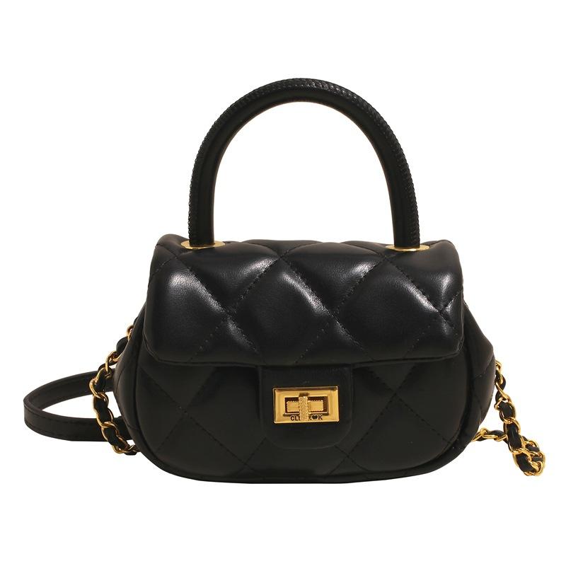 Rhombus Chain Bag Women's New Summer Niche Design Messenger Bag Portable Small Square Bag